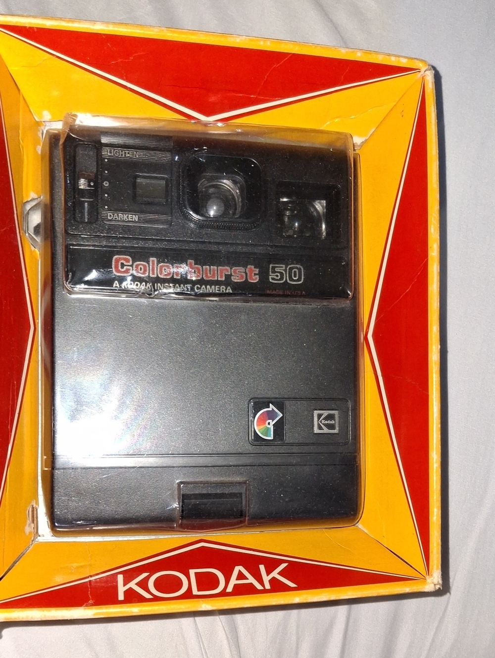 Kodak Colorburst 50 Black Instant Camera in Black